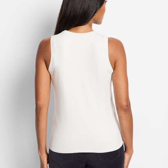 NWT NIC+ZOE Sequin Knit Tank - size XS - Picture 4 of 6